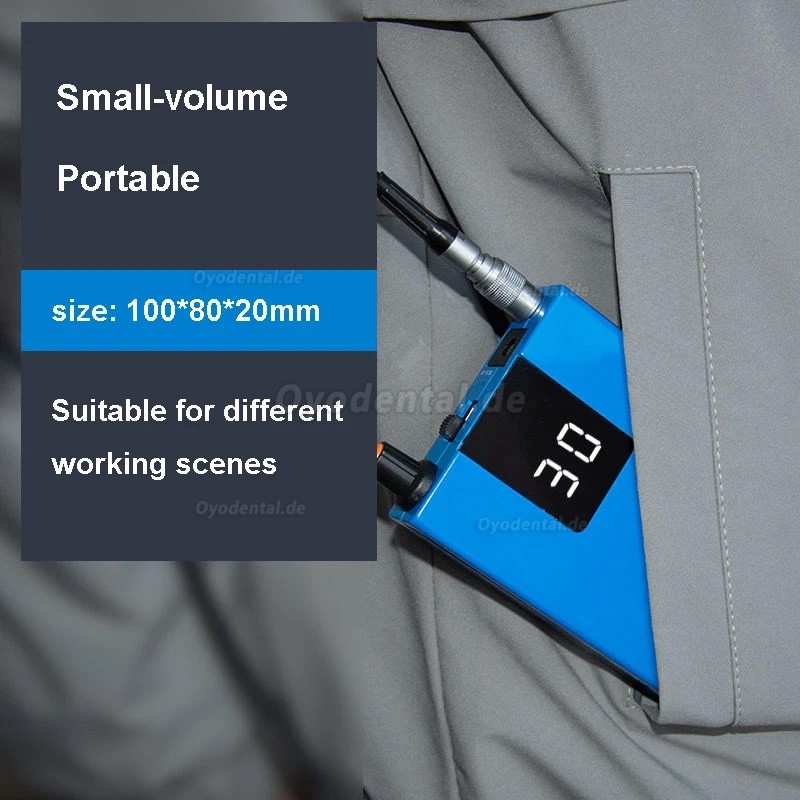 FASTRONG C100-BL Tragbarer Dentallabor B&uuml;rstenloser Mikromotor 30.000 U/min